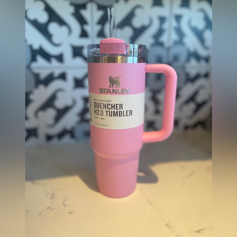 Stanley 30 oz Flowstate Tumbler-Sizzling Pink